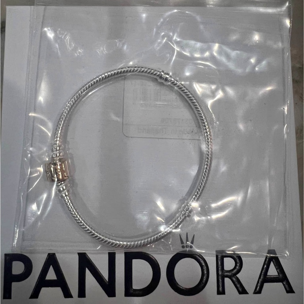 Pandora Silver and Gold-Toned Bracelet